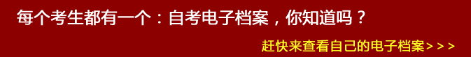 华中师范大学自考考生电子档案