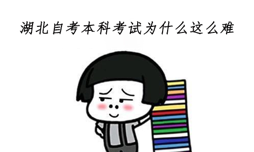 湖北自考本科考试为什么这么难