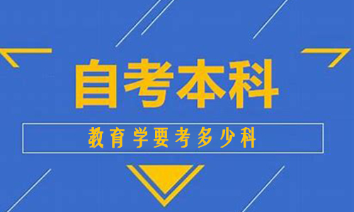 华中师范自考本科教育学要考多少科