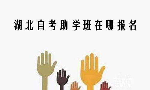 湖北自考助学班在哪报名