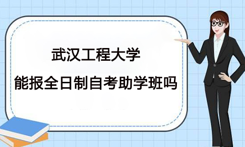武汉工程大学能报全日制自考助学班吗