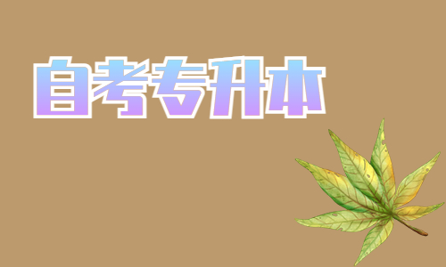 自考专升本报考流程是什么